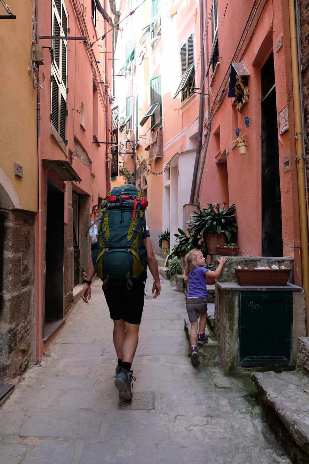 Cinque terre met kinderen corniglia