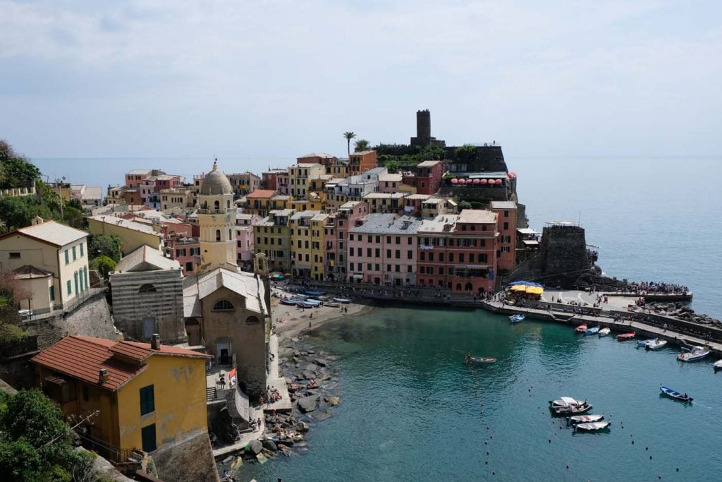 Cinque terre met kinderen corniglia