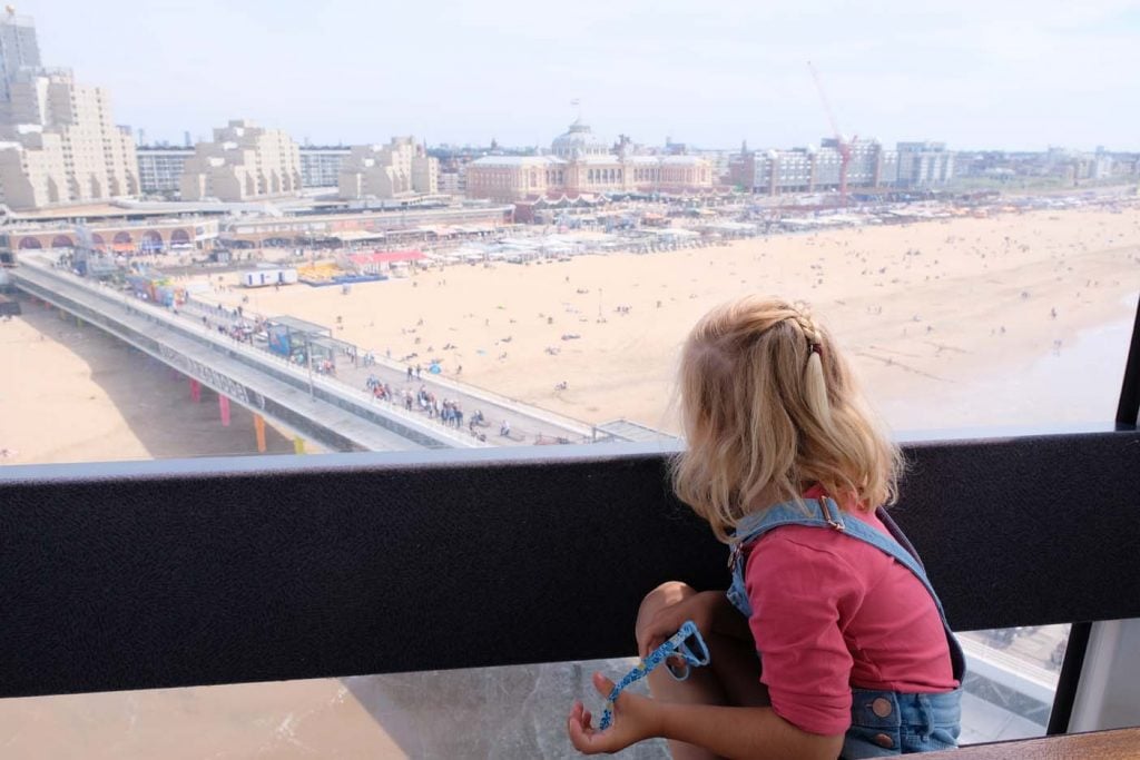 scheveningen met kinderen reuzenrad