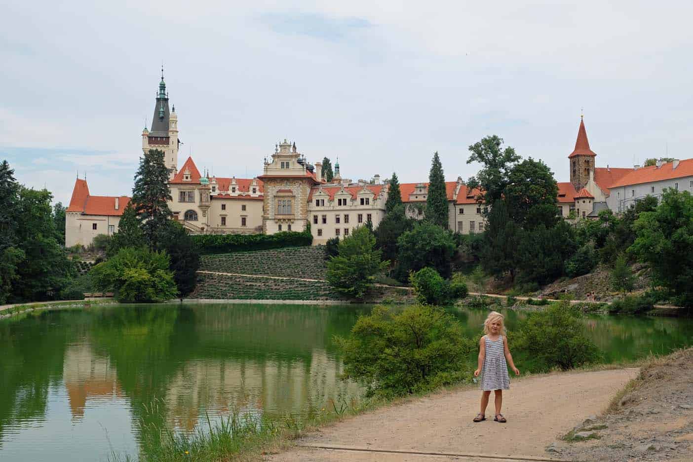 Midden bohemen kasteel Průhonice