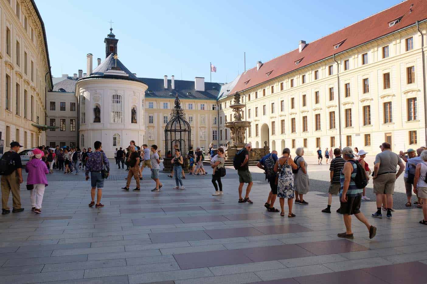 Praag met kinderen burcht