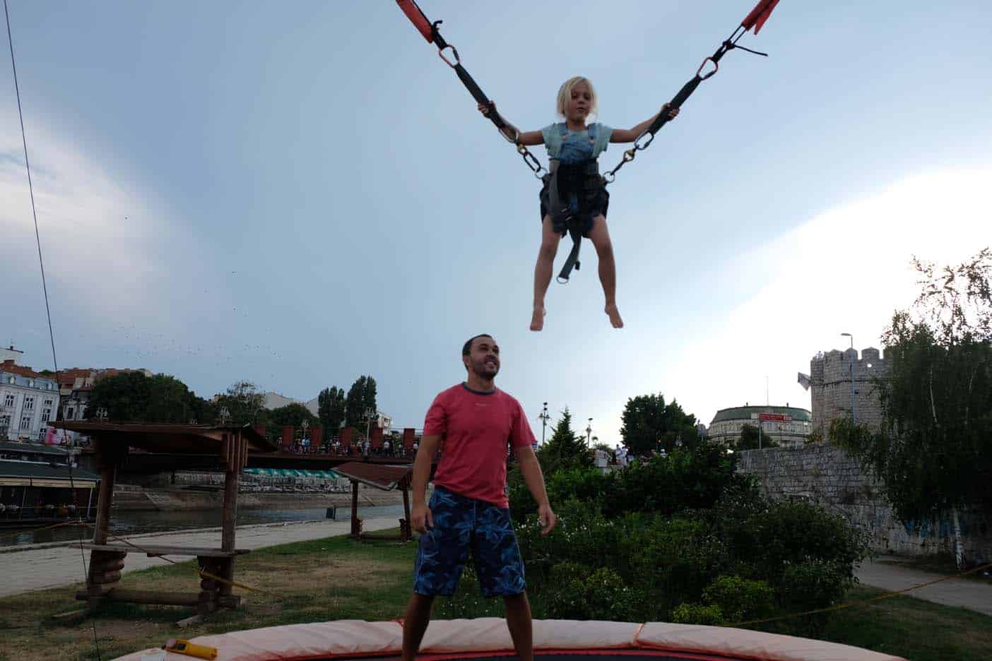 Trampolines in Niš