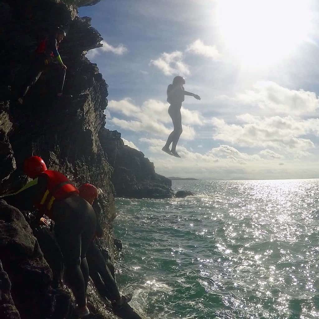 wales coasteering