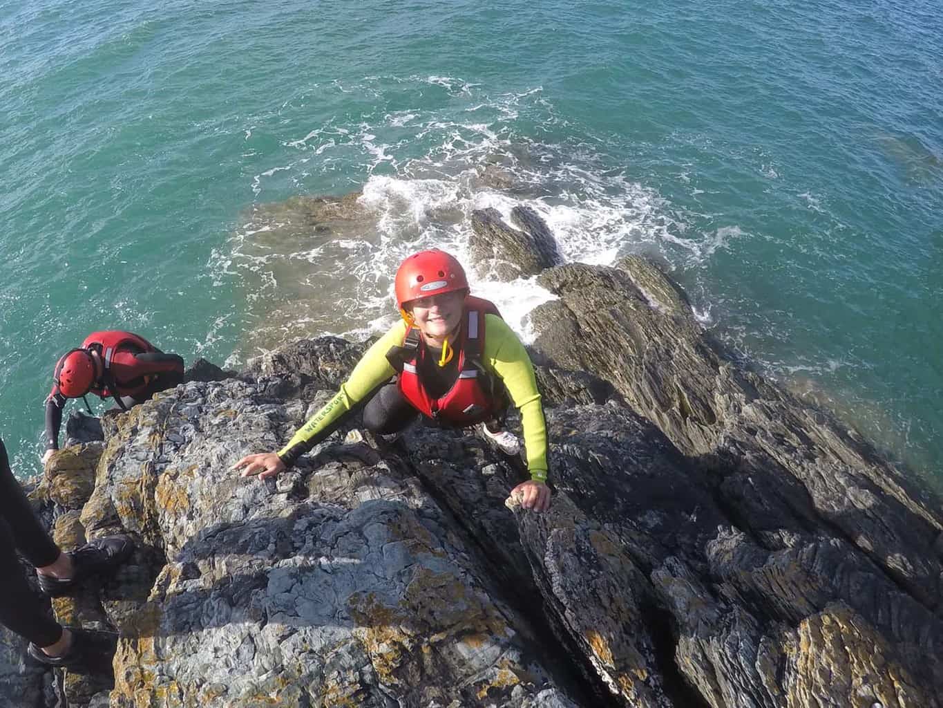 wales coasteering