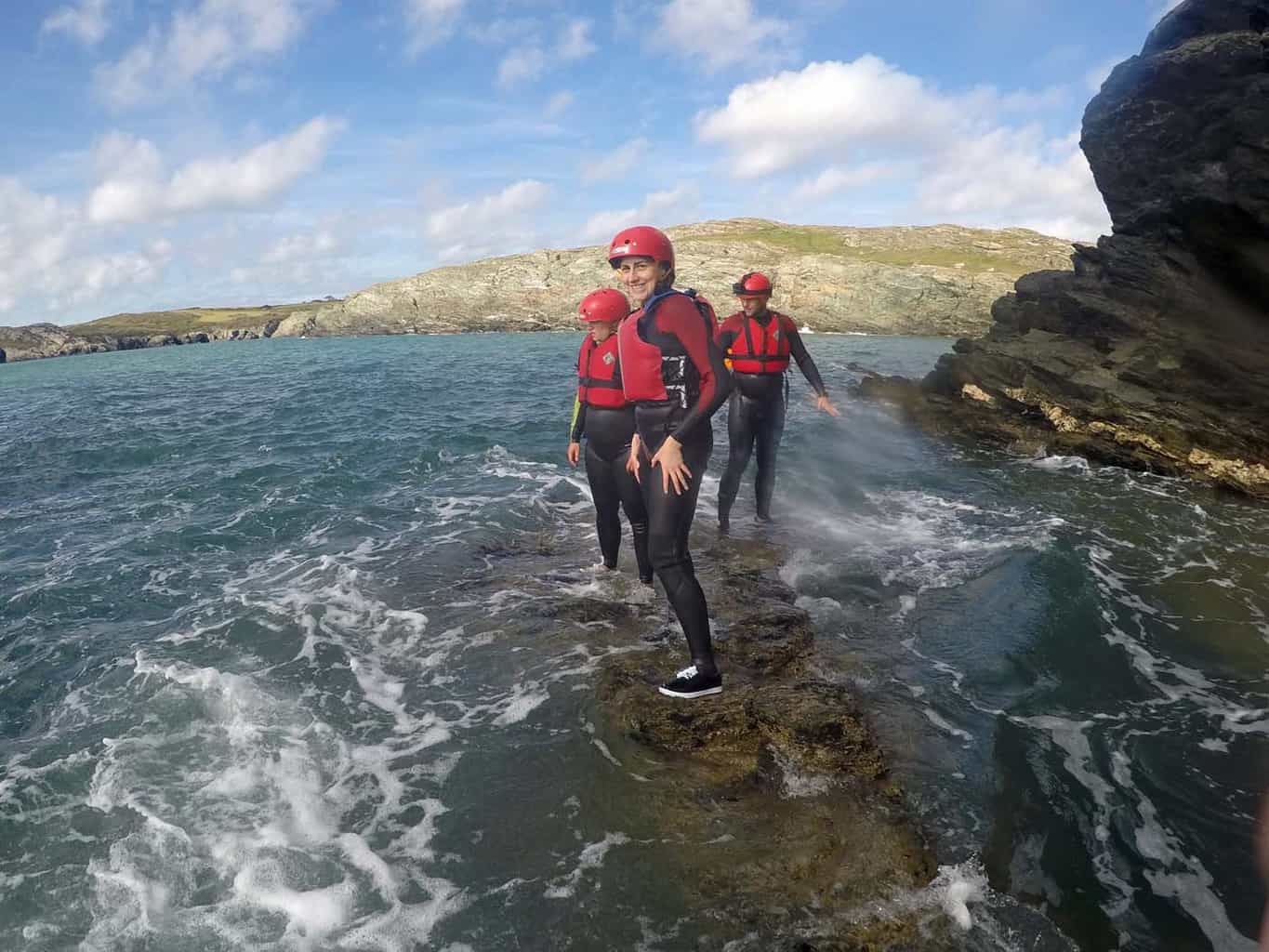 wales coasteering