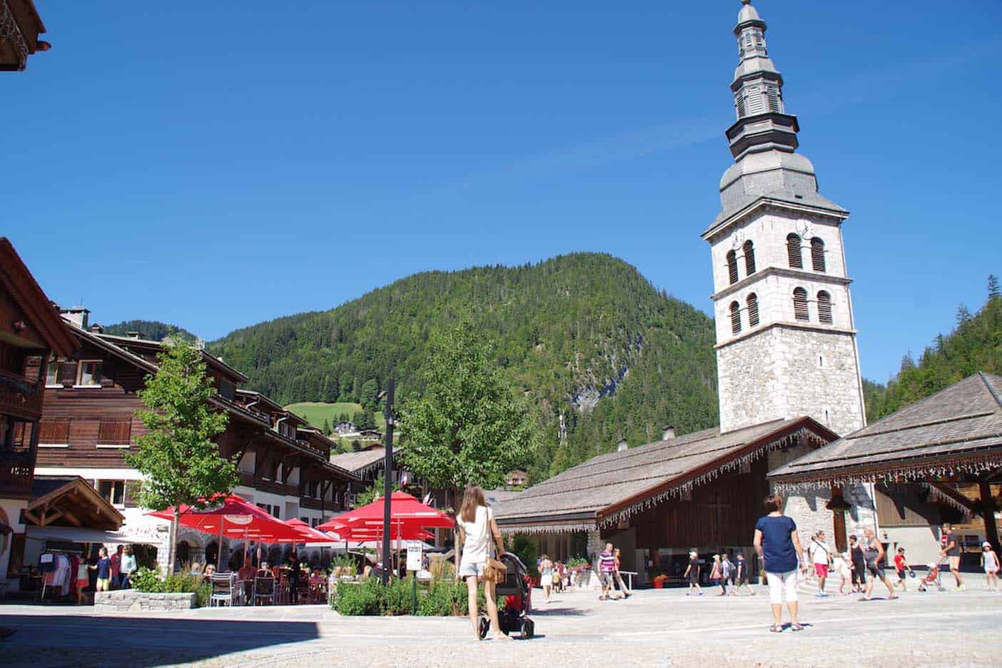 La clusaz franse alpen