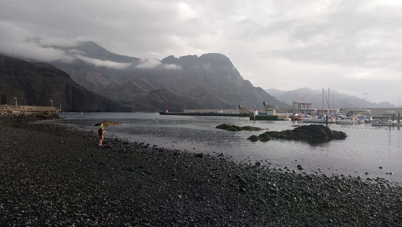 Gran canaia met kinderen stranden