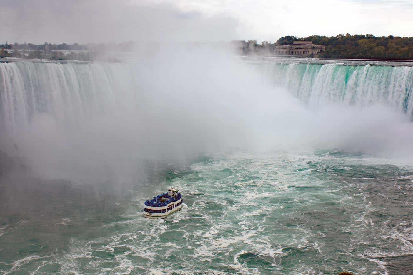 Niagra watervallen met kinderen