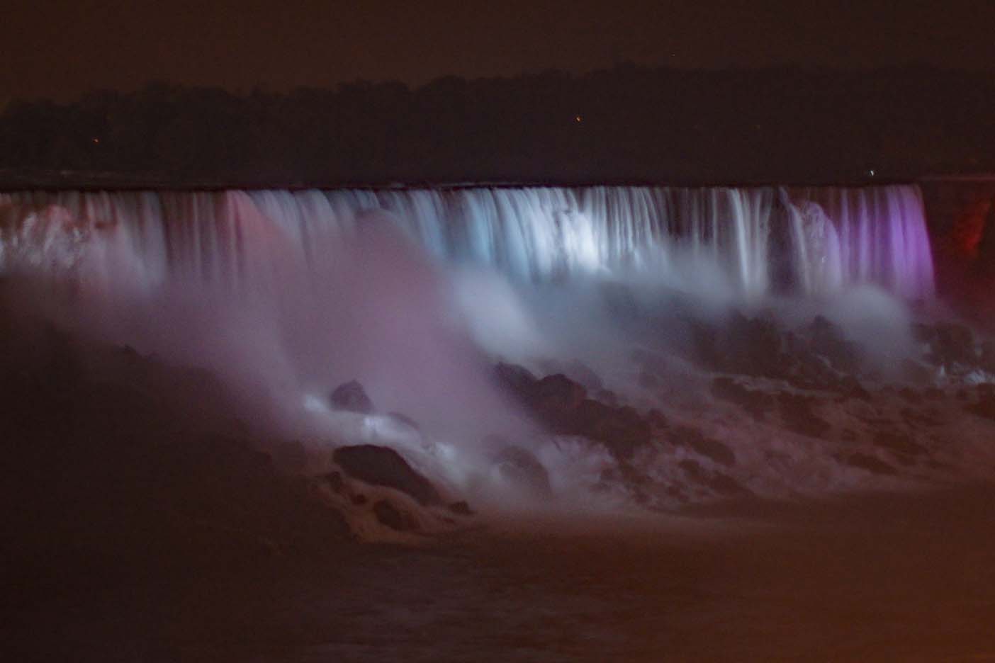 Niagara watervallen by night 