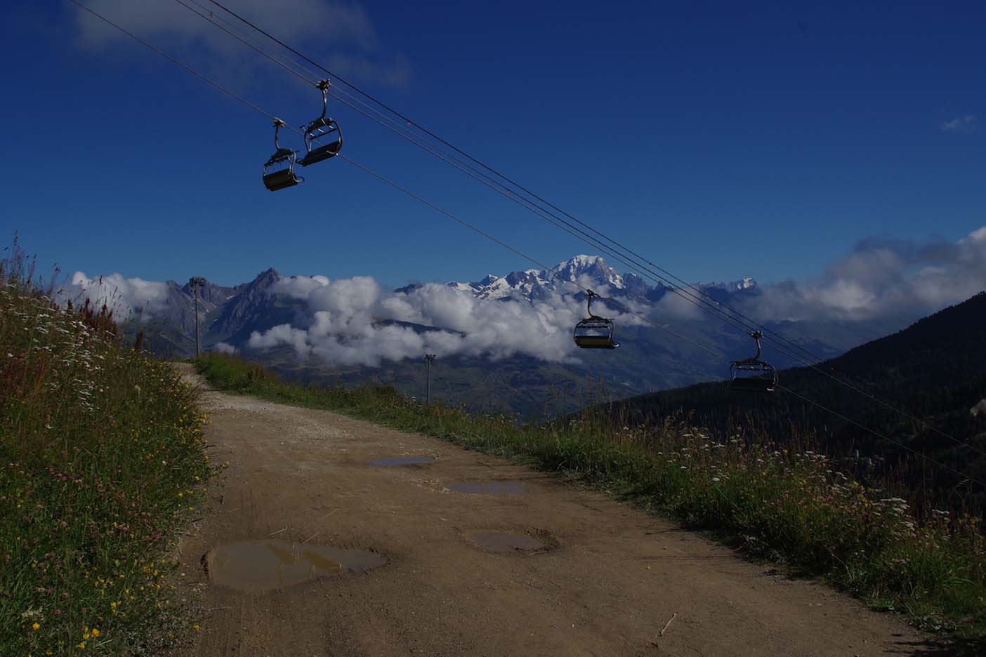 La Plagne Franse Alpen zomer - La Plagne uitzicht