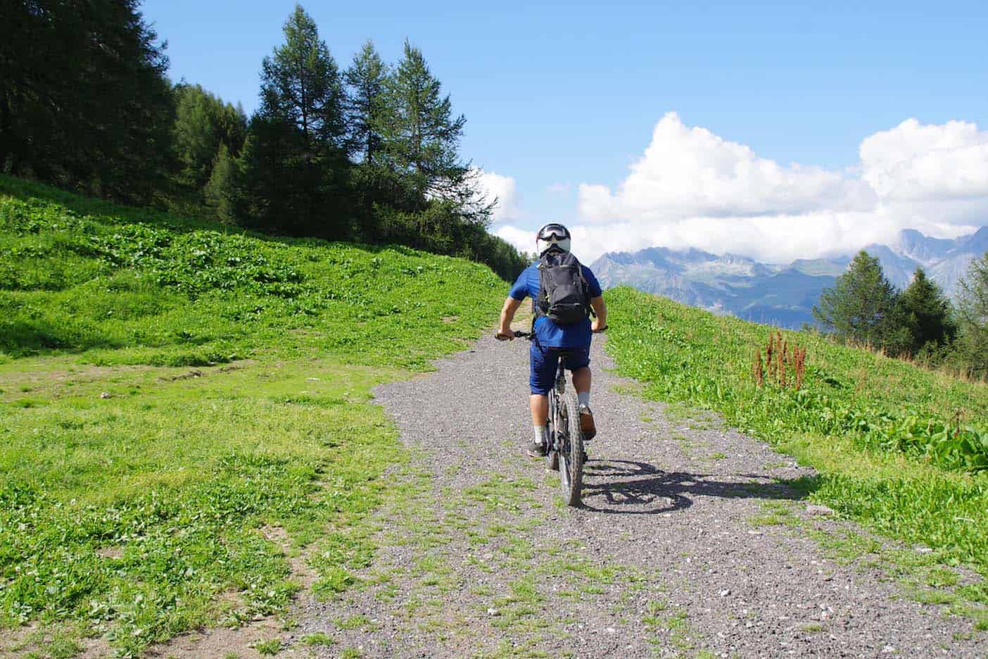 e-mountainbiken la plagne