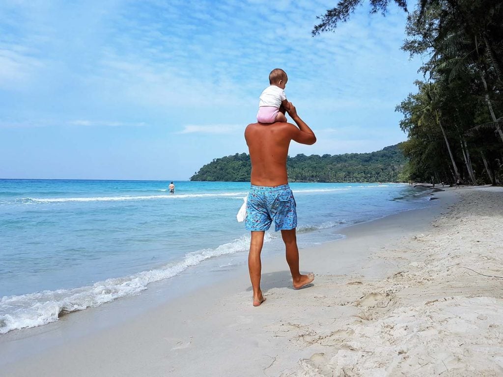 Koh Kood thailand met baby