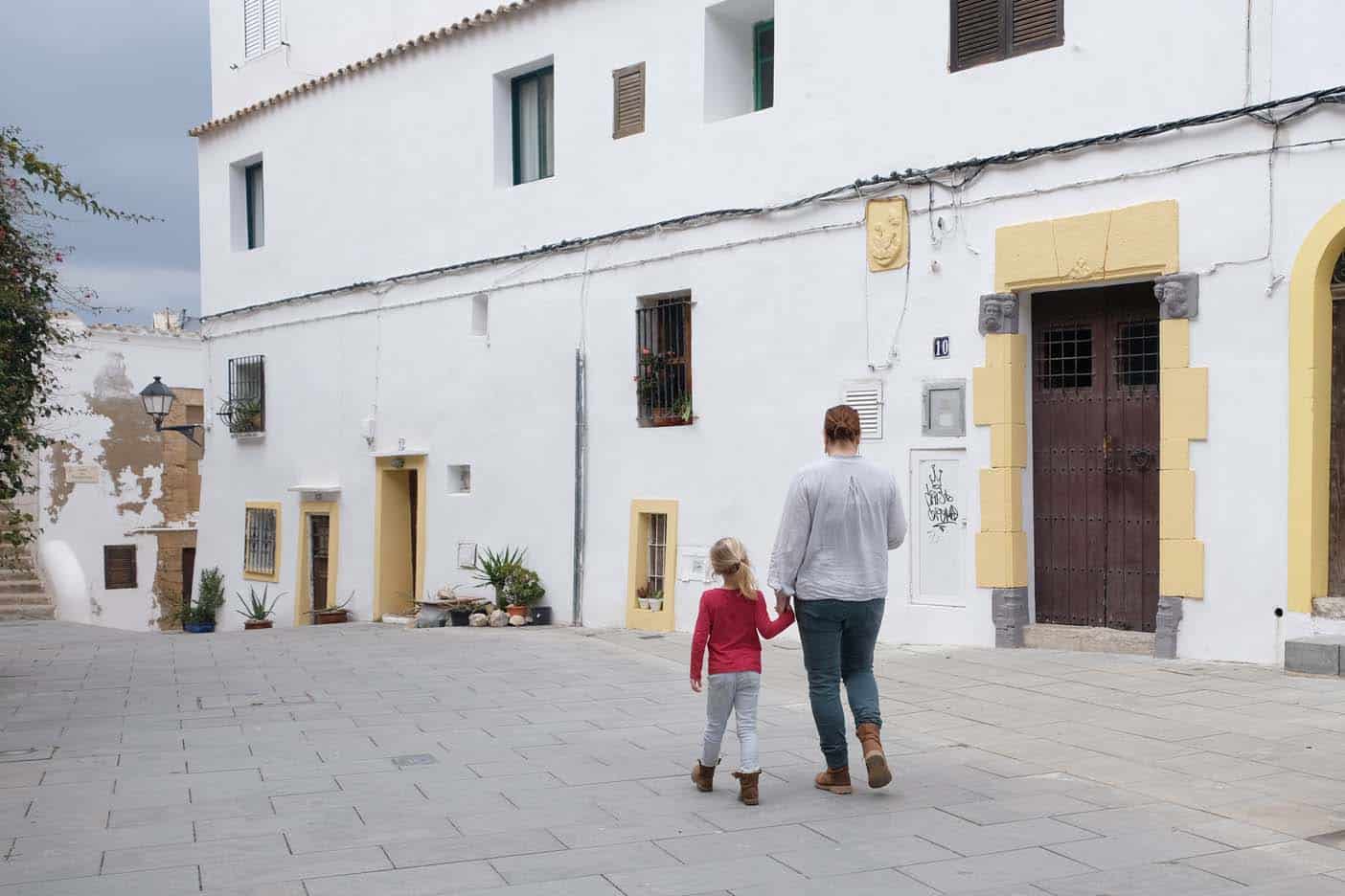 ibiza stad met kinderen