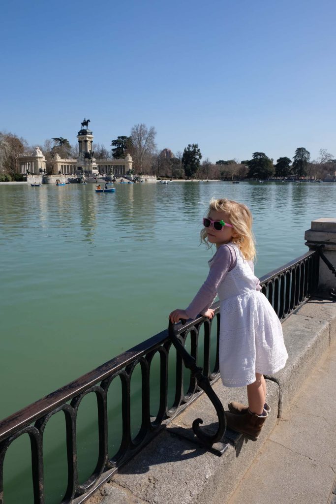 madrid met kinderen retiro park