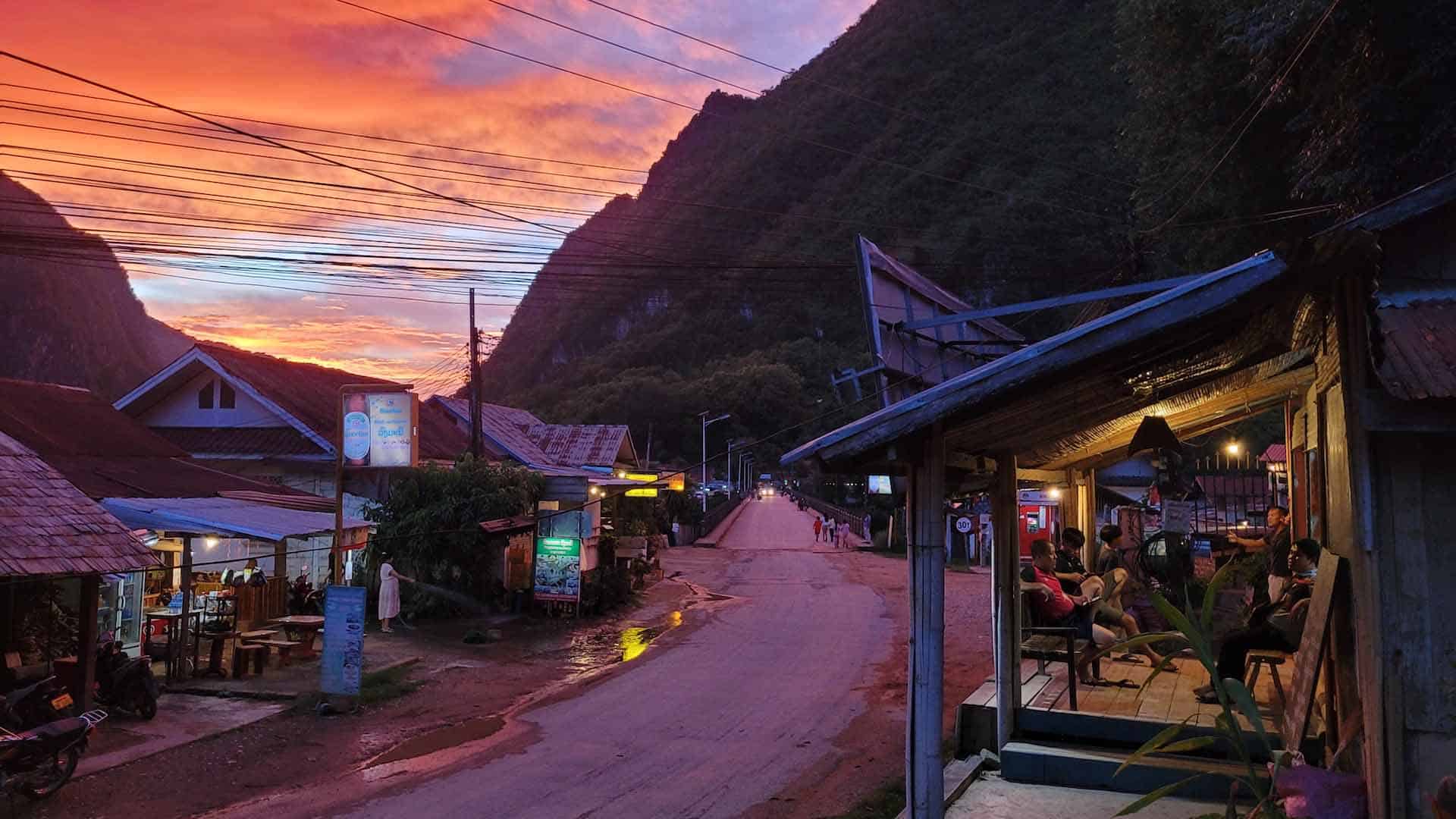 Nong Khiaw Laos met kinderen centrum