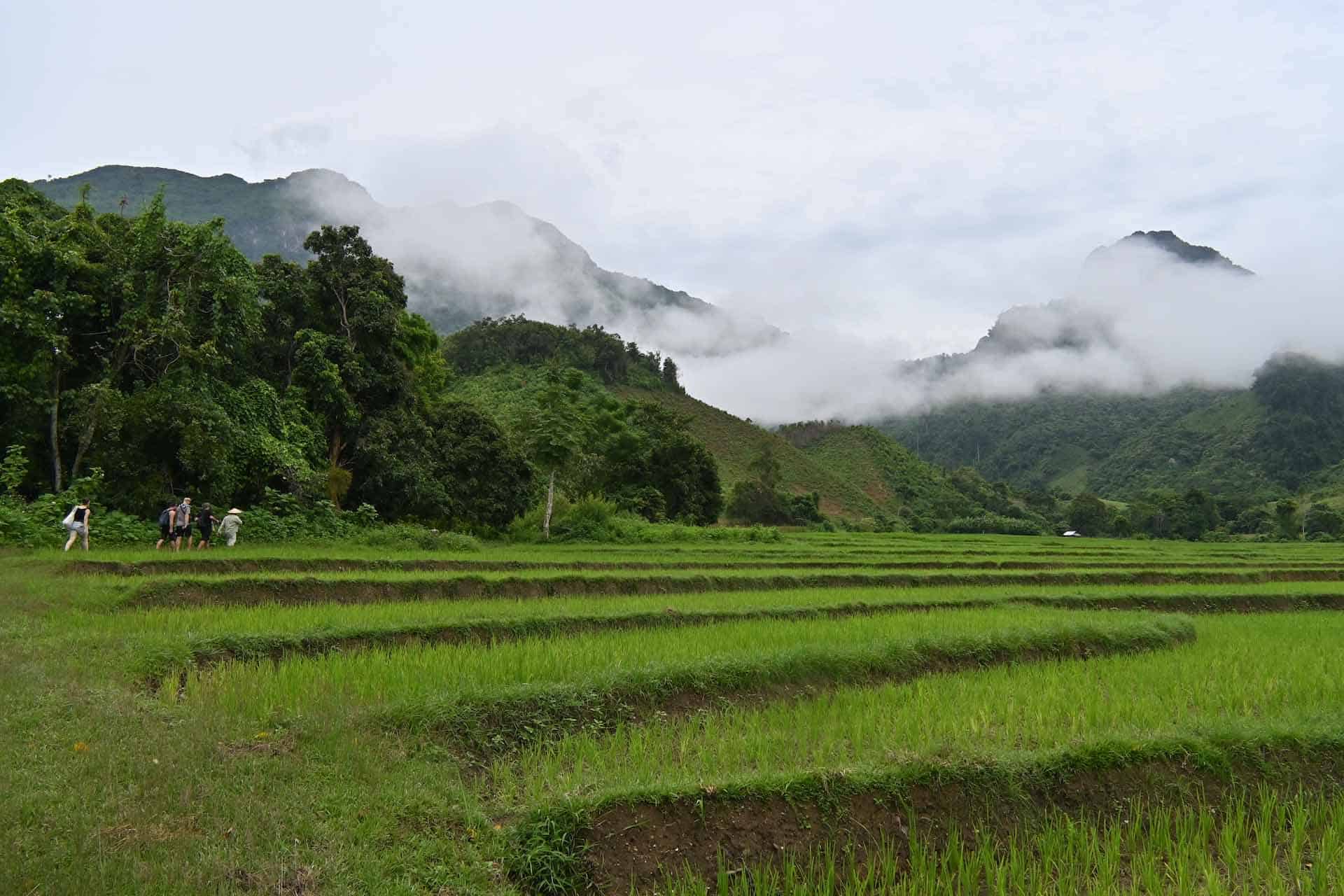 Nong Khiaw Laos met kinderen tour uitzicht