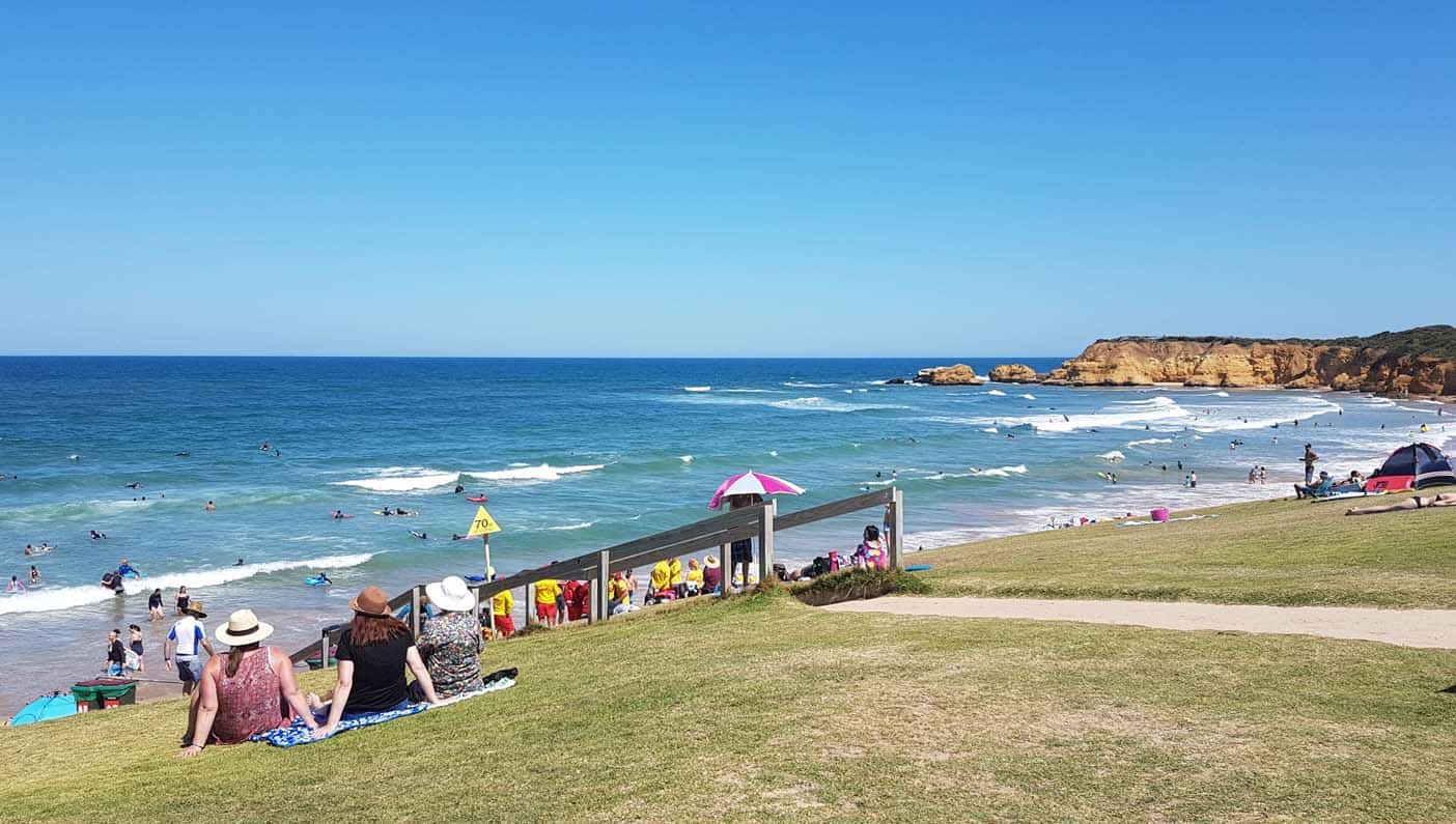 Australie met kinderen Torquay beach