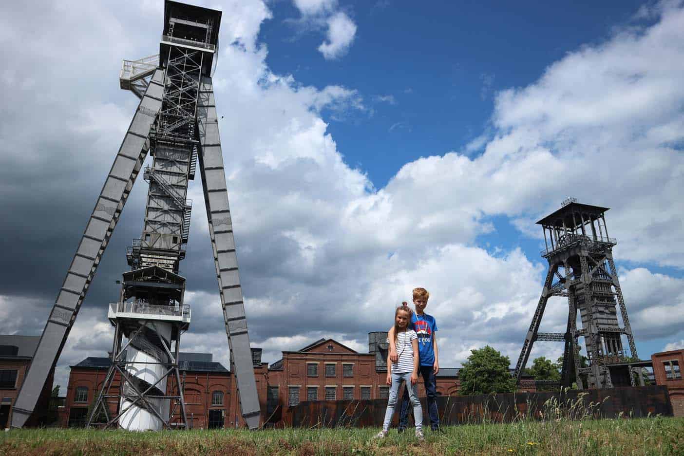 Op expeditie in de C-Mine in Genk - Gezin op Reis