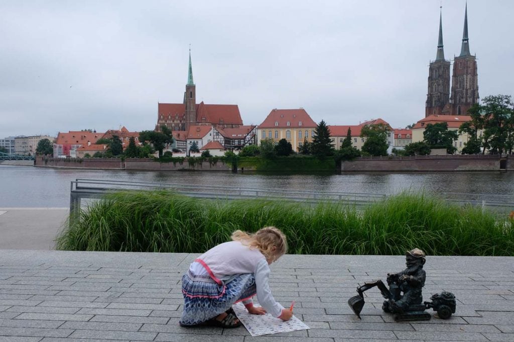 Wroclaw met kinderen kabouter