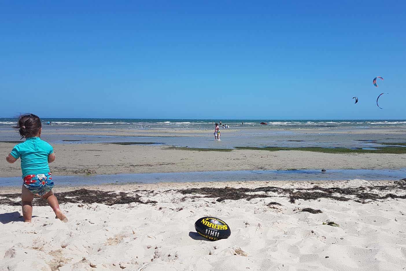 Melbourne met kinderen  strand