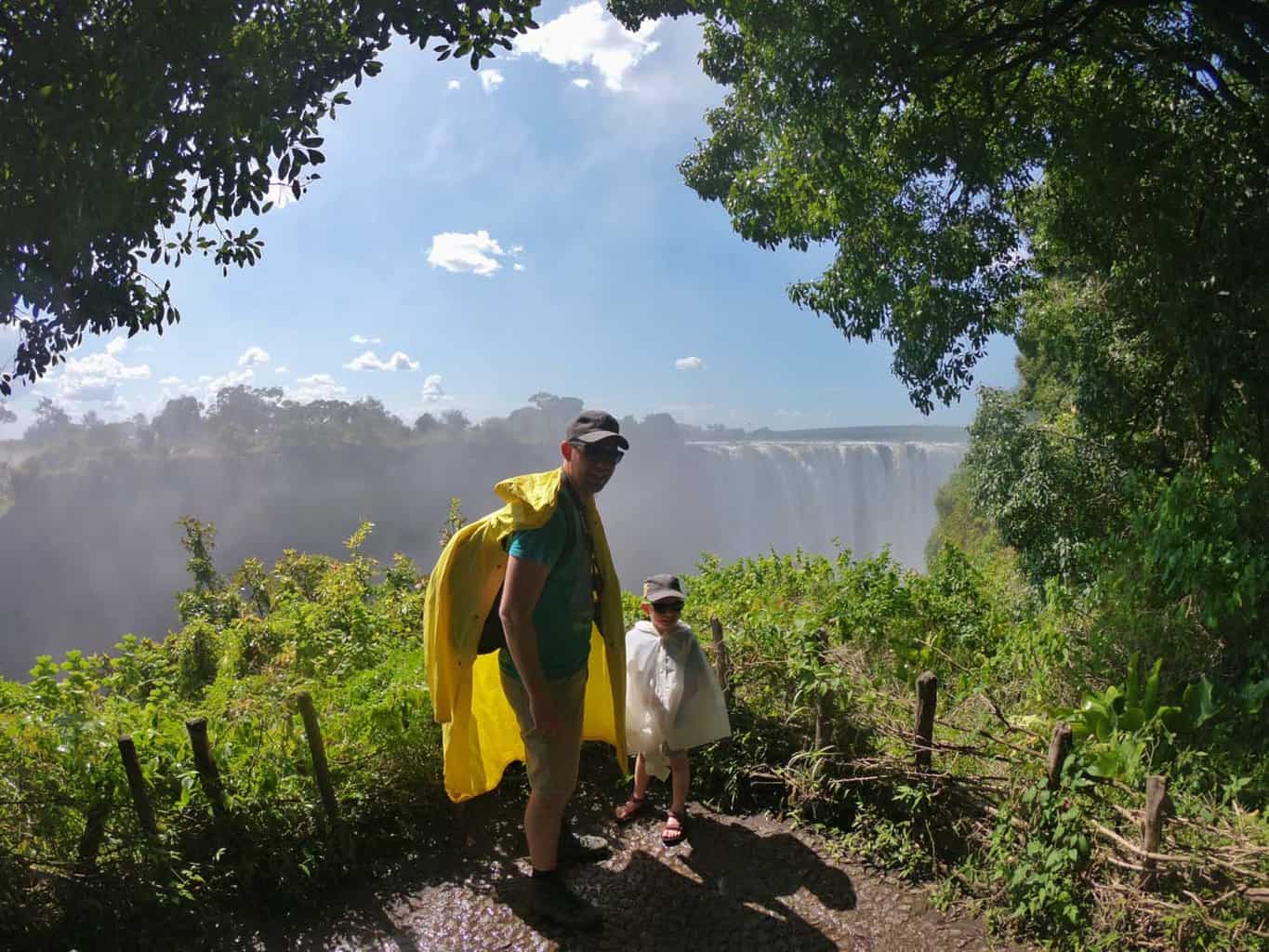 Wandelen naar de Victoria Falls