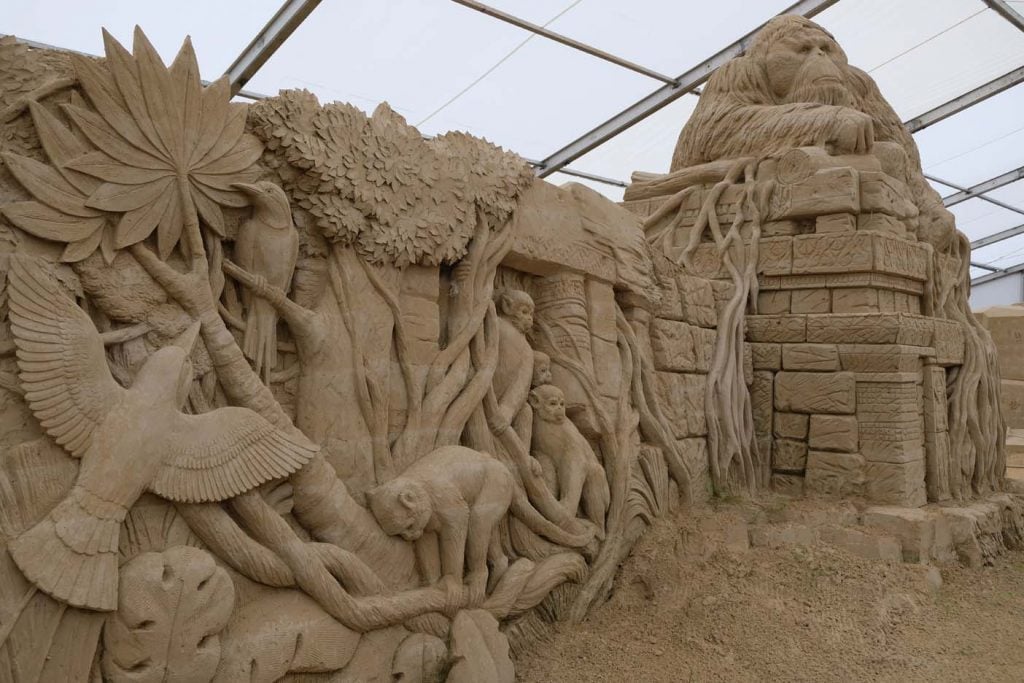 Usedom zandsculpturen