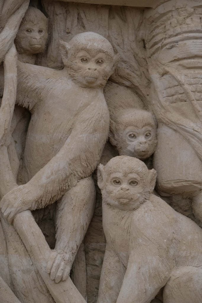 Usedom zandsculpturen