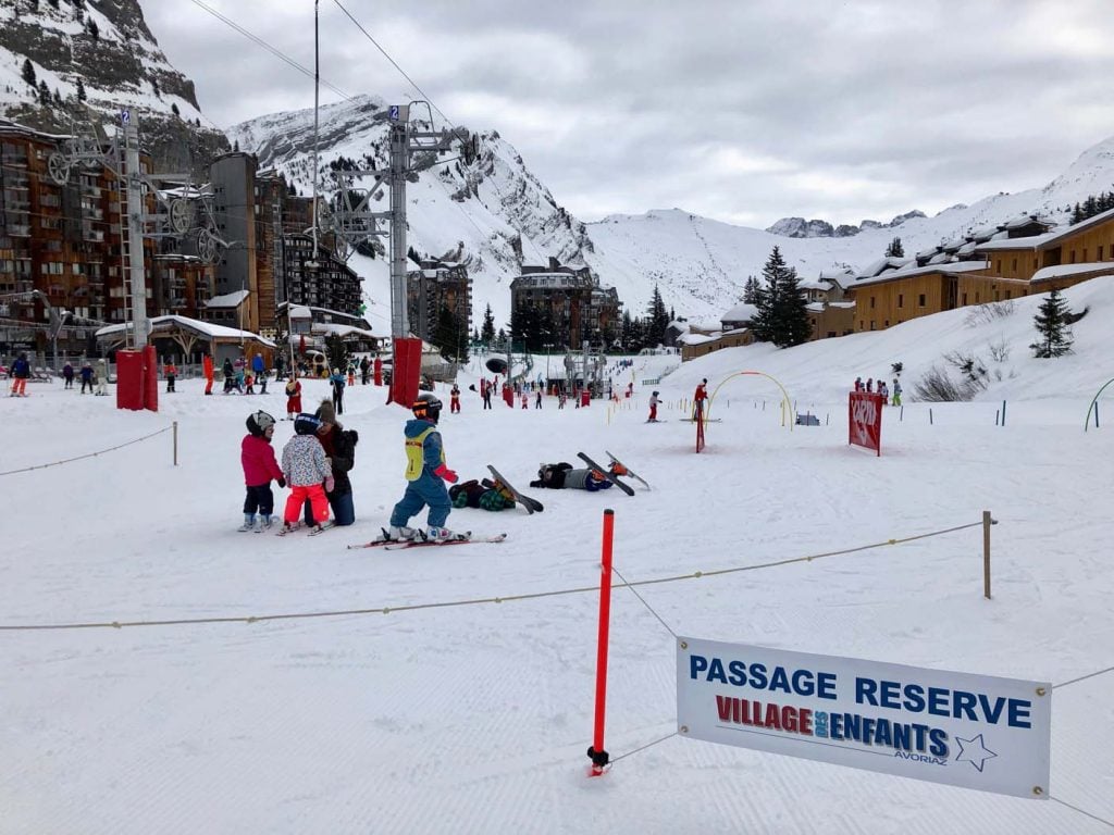 Skigebied Avoriaz met kinderen