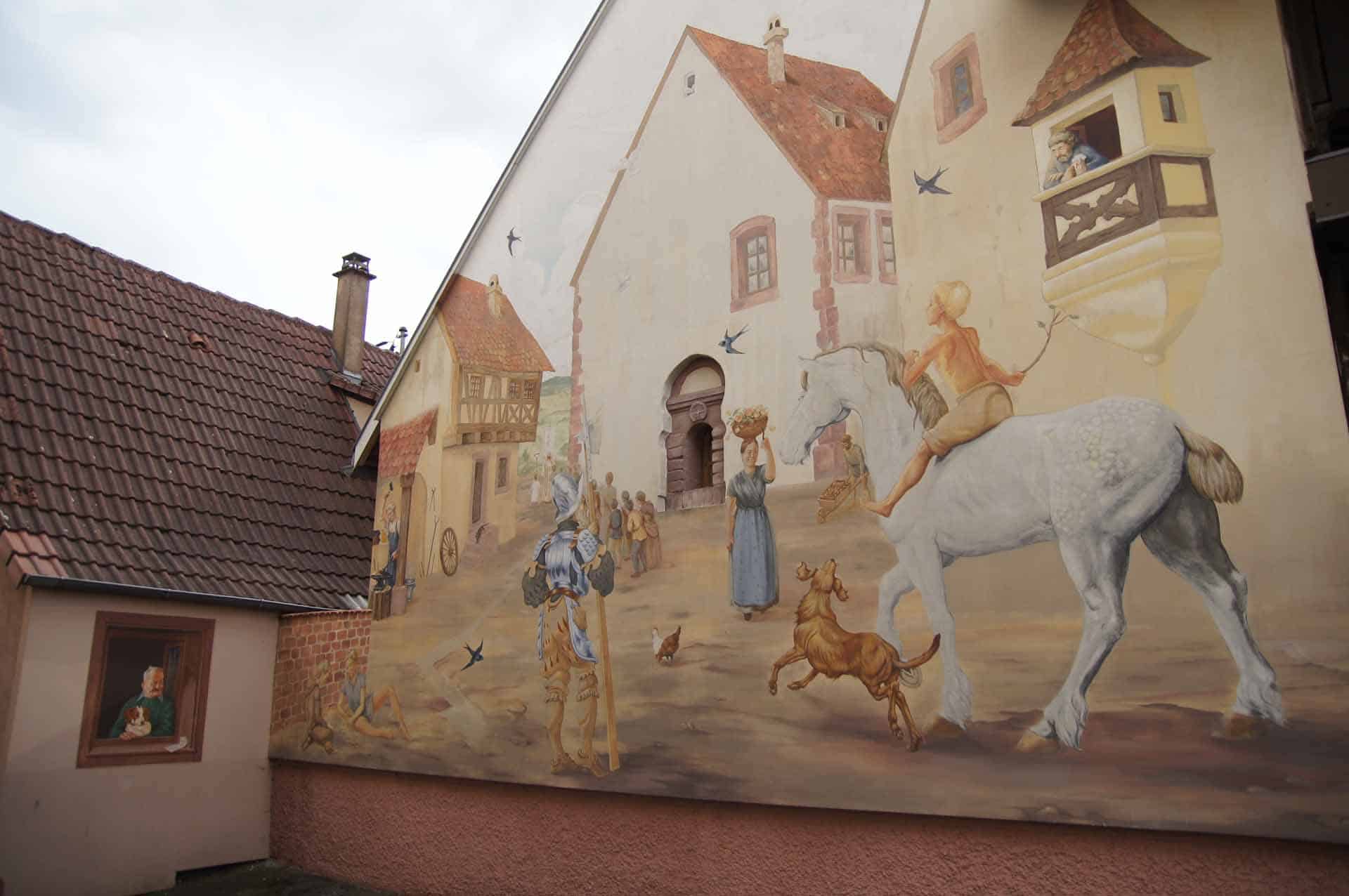 Saverne Hochfelden muurschildering