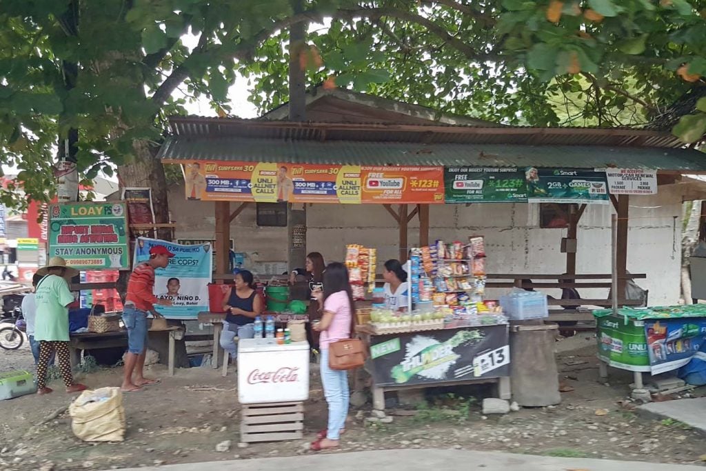 straatbeeld bohol