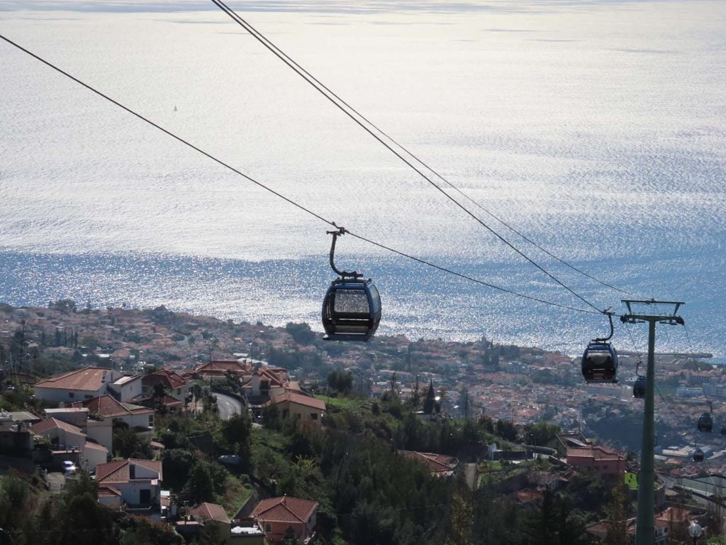 kabelbaan over Funchal