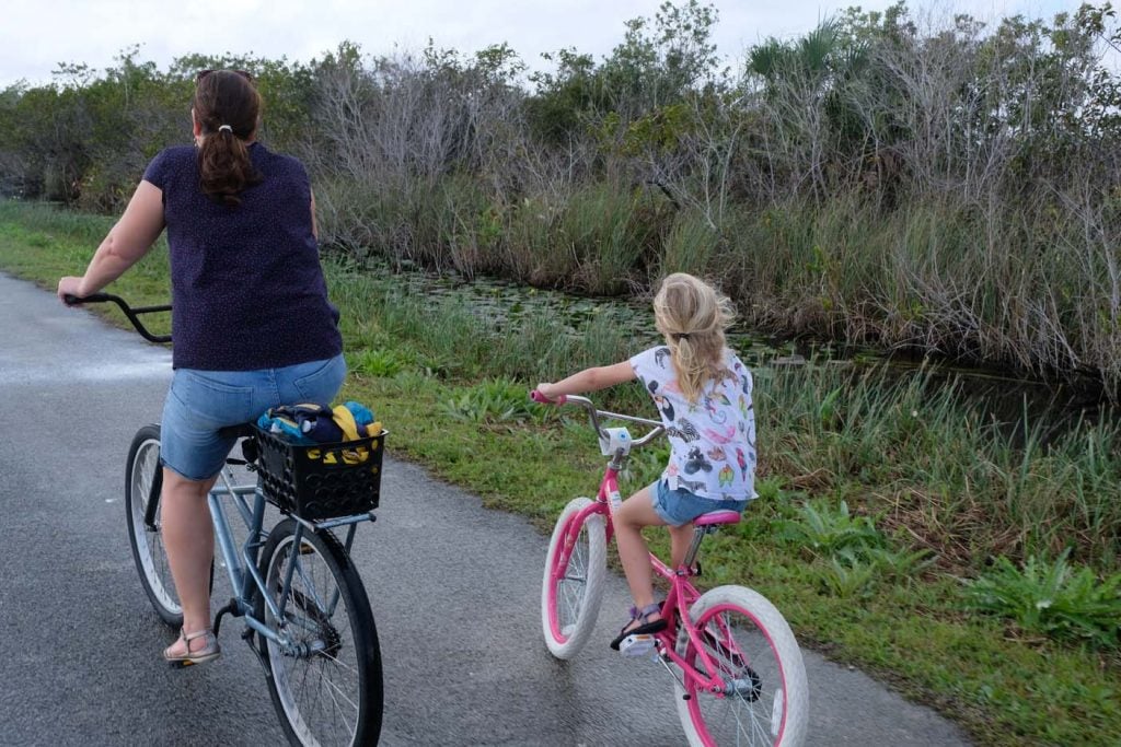 Fietsen in de Everglades