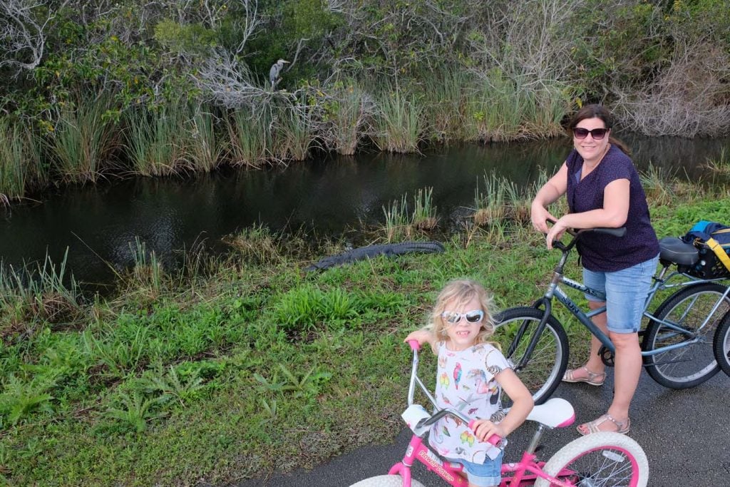 Fietsen in de Everglades