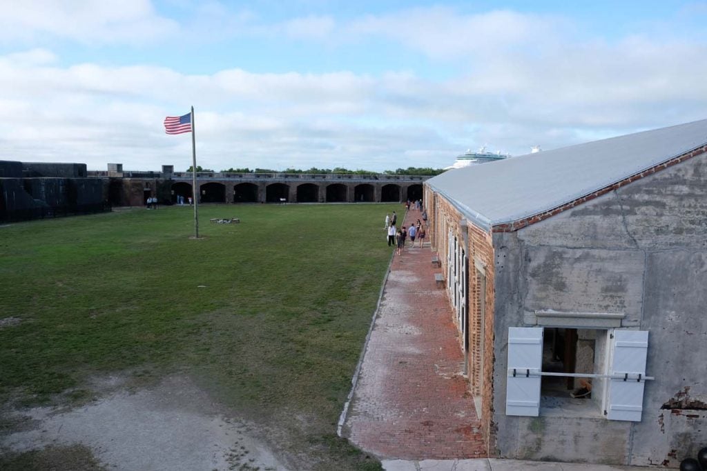 Fort Zachary Taylor en strand