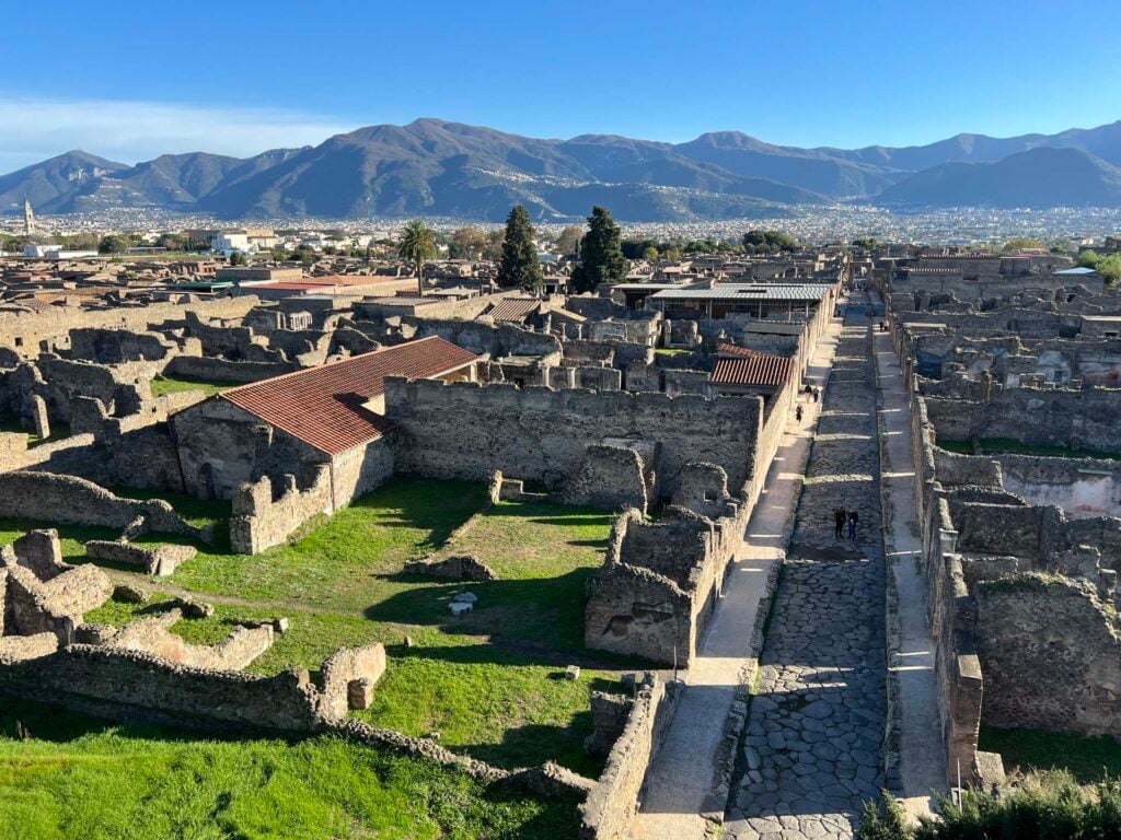 Napels met kinderen pompei