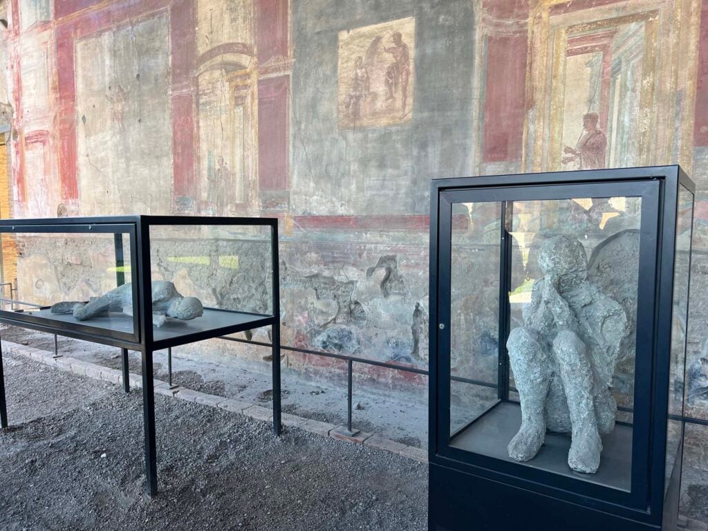 Napels met kinderen pompei