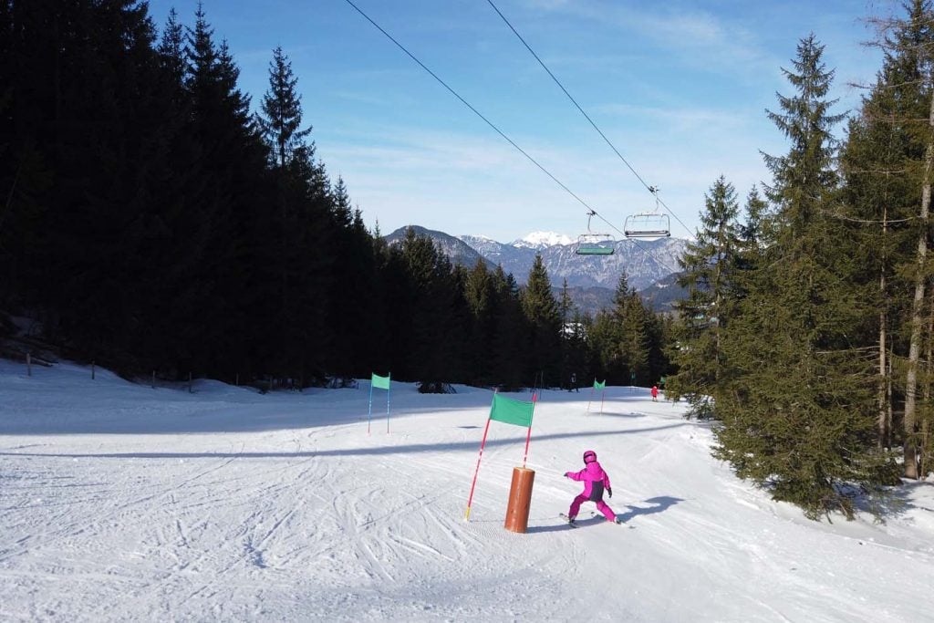 Ellmau met kinderen skigebied