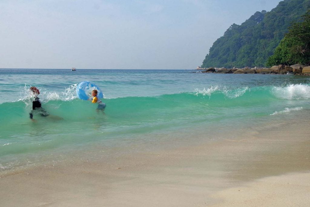 Perhentian eilanden met kinderen turtle beach