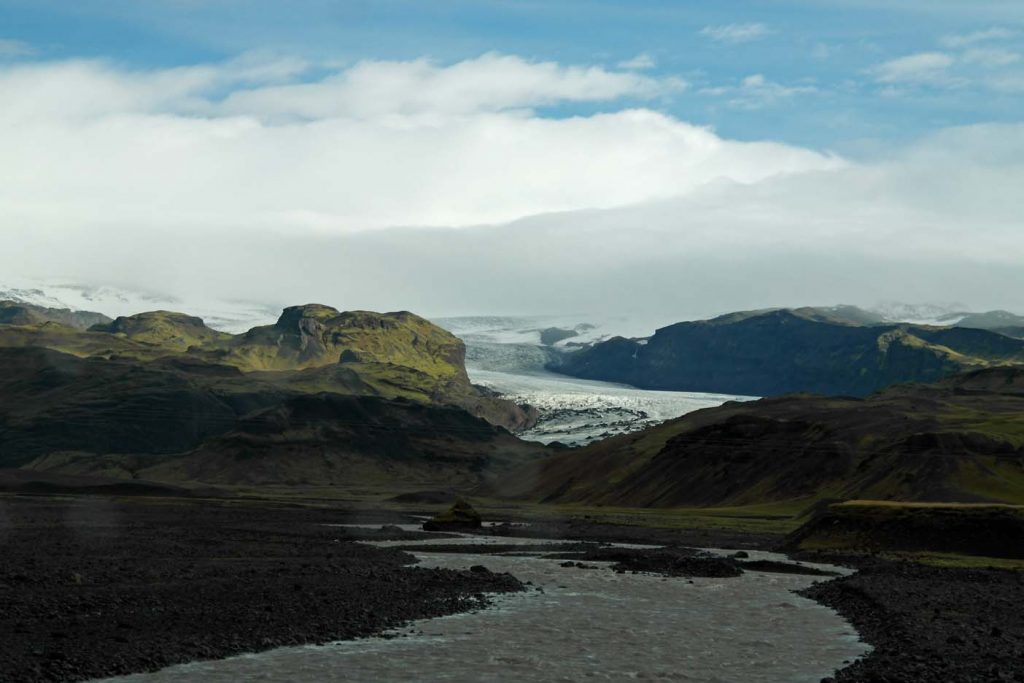 Eyjafjallajokull-gletsjer