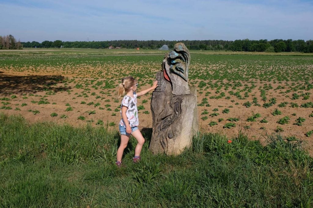 Bomen Kunst Sculpturen route