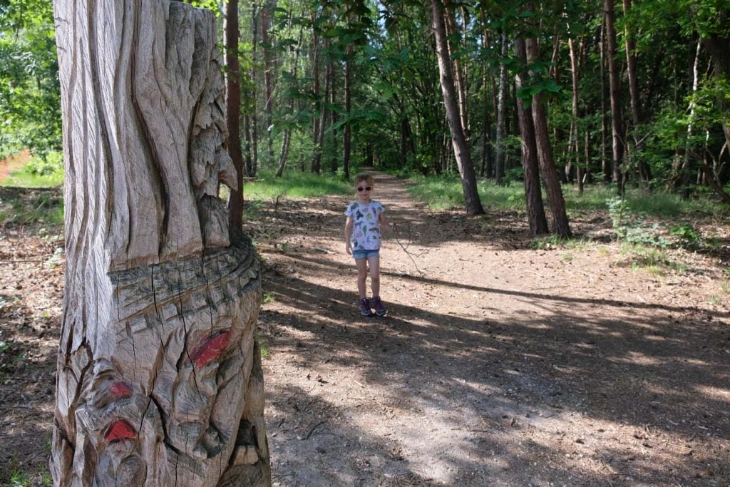 Bomen Kunst Sculpturen route