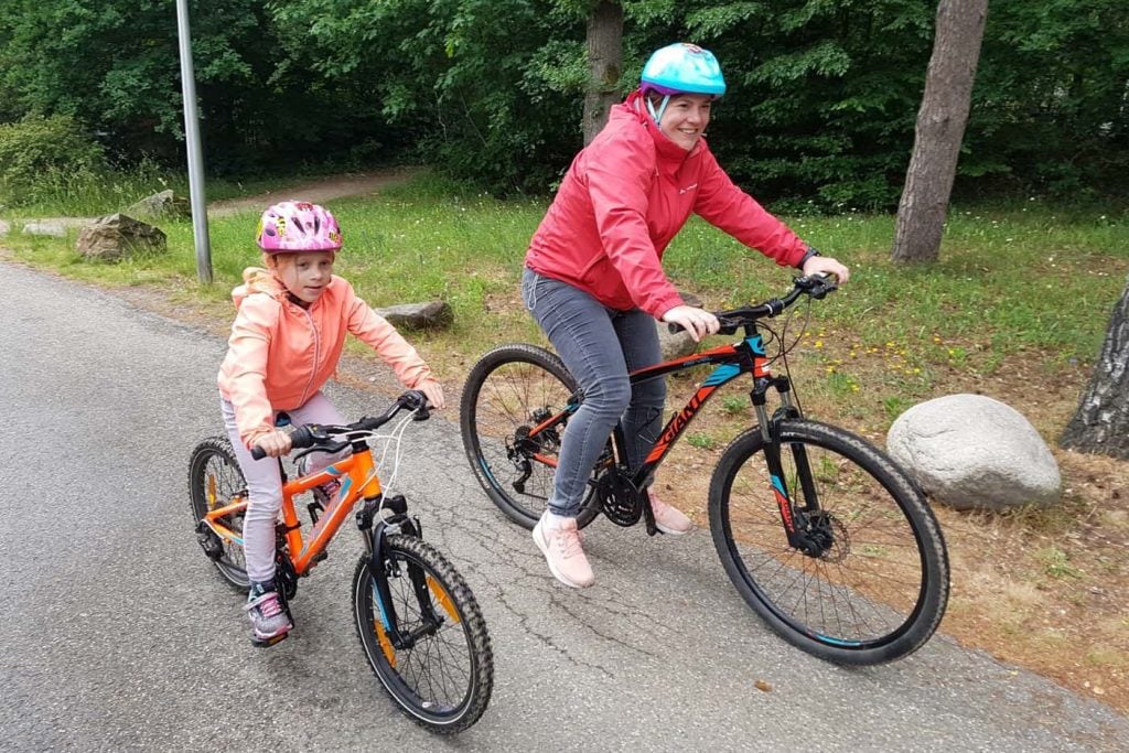 mountainbiken met kinderen