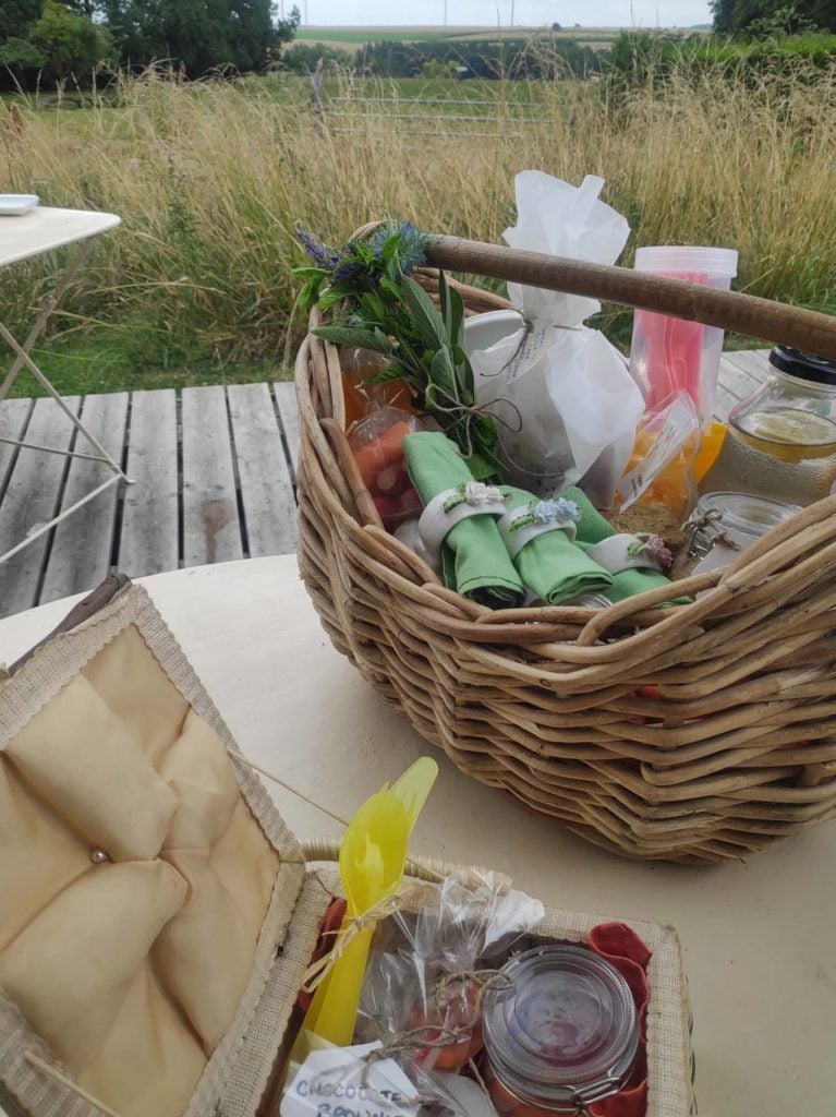 Picknicken bij L’eclappe et l’echappe 