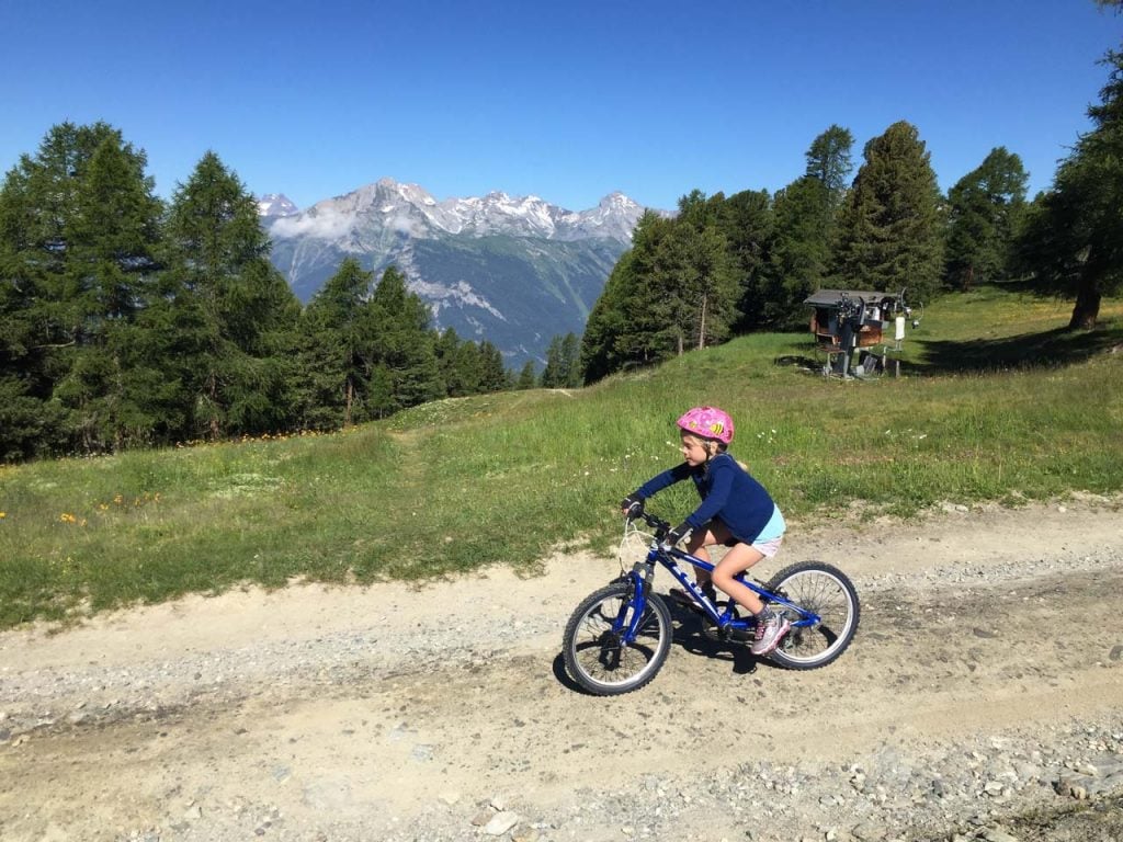 mountainbiken met kinderen