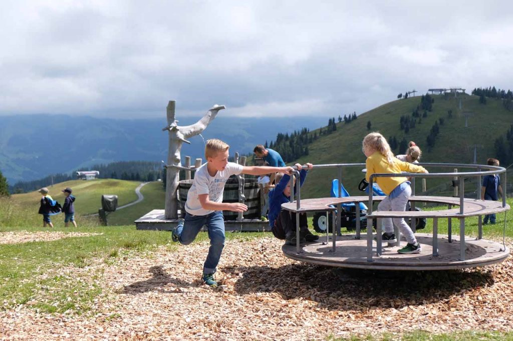 Wilder Kaiser met kids