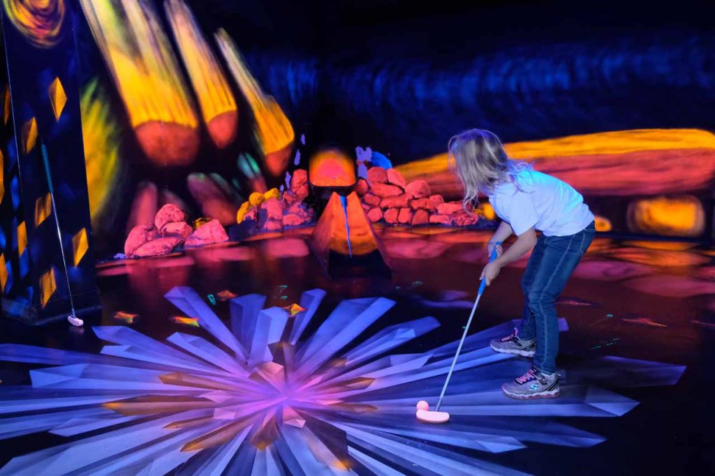 Black Light Mini Golf 