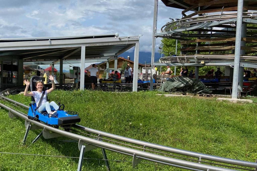 zillertal met kinderen rodelbaan