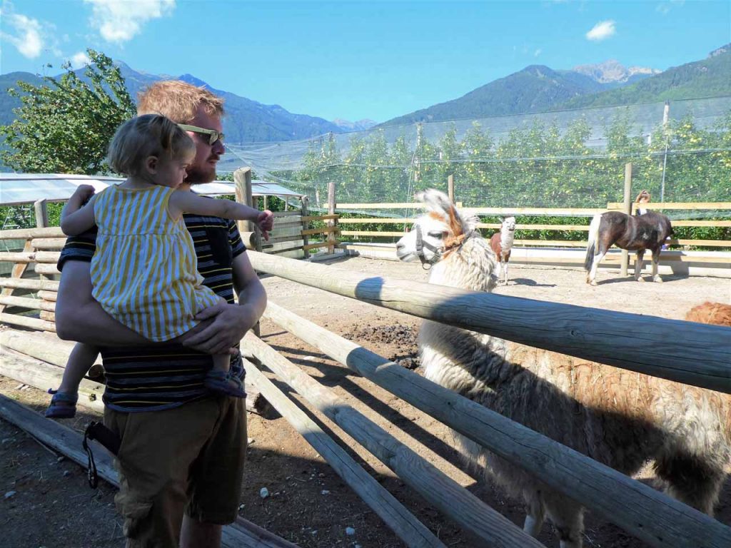 Rode Haan boerderij in Zuid-Tirol