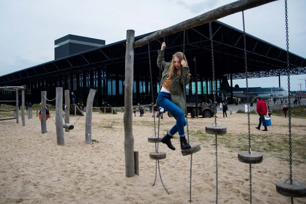 Nationaal Militair Museum met kinderen