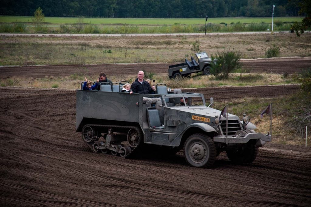 Nationaal Militair Museum met kinderen